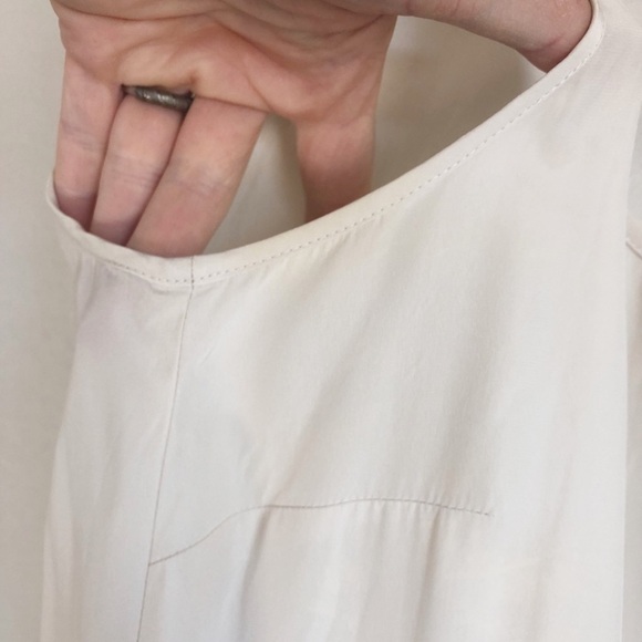 Garnet Hill Silk Sheath Dress Champagne Cream - Picture 6 of 14